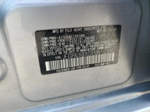 2014 SUBARU IMPREZA SPORT PREMIUM  