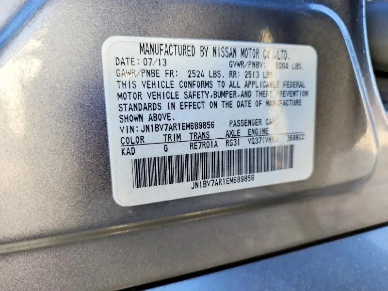 2014 INFINITI Q50 SPORT  