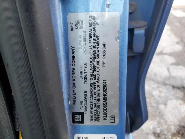 2017 CHEVROLET SPARK 1LT  