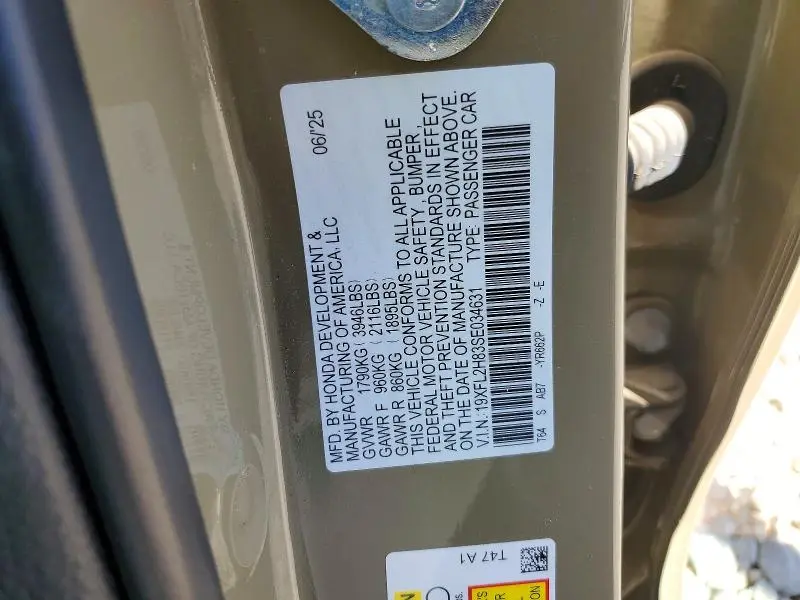 2025 HONDA CIVIC SPORT  