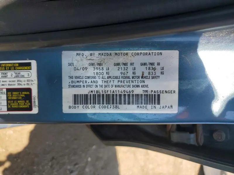 2010 MAZDA 3 I  