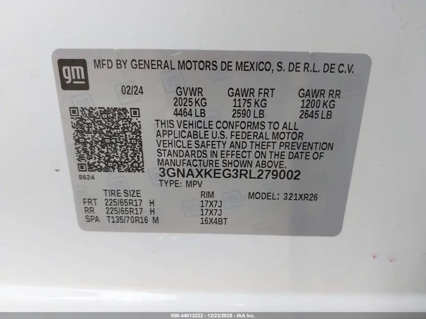 2024 CHEVROLET EQUINOX FWD LT