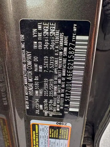 2014 HYUNDAI SANTA FE SPORT   