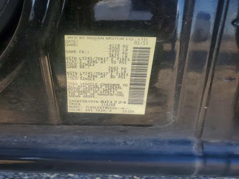 2015 NISSAN NV 2500 CARGO-R&D-CLN TITLE-PRI FLEET