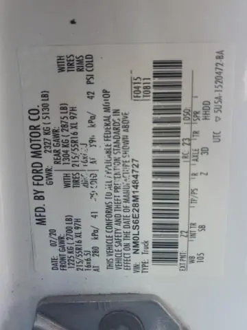 2021 FORD TRANSIT CONNECT XL  