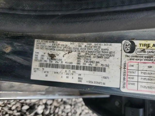 2011 FORD FIESTA SEL  