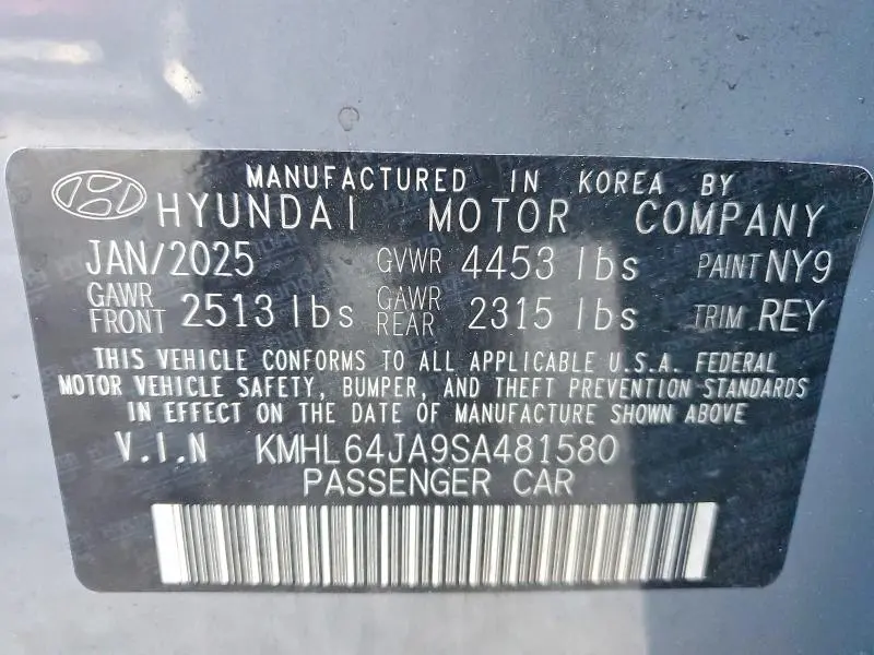 2025 HYUNDAI SONATA SEL  
