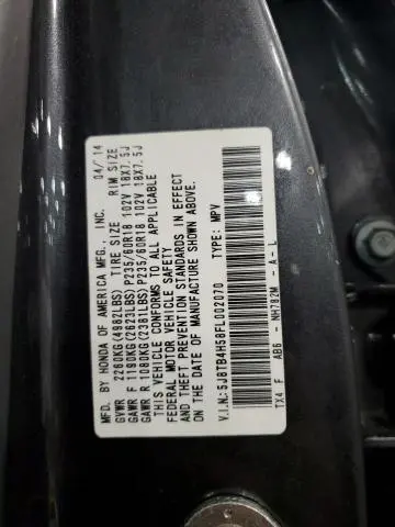 2015 ACURA RDX TECHNOLOGY  