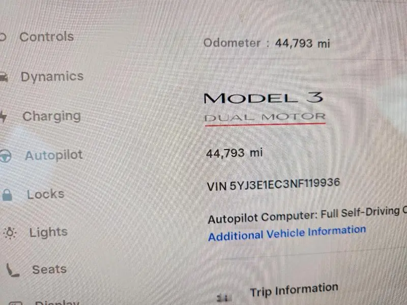 2022 TESLA MODEL 3   