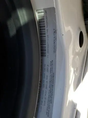 2015 MASERATI GHIBLI   