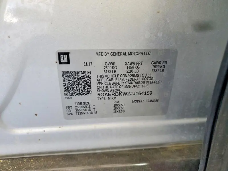 2018 BUICK ENCLAVE ESSENCE  