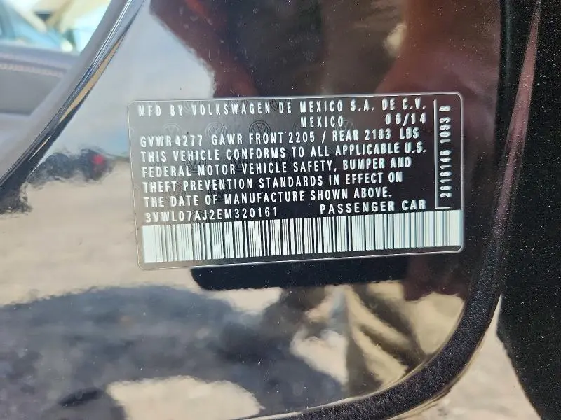 2014 VOLKSWAGEN JETTA SEL  
