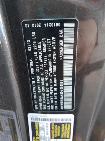 2013 VOLKSWAGEN EOS KOMFORT  