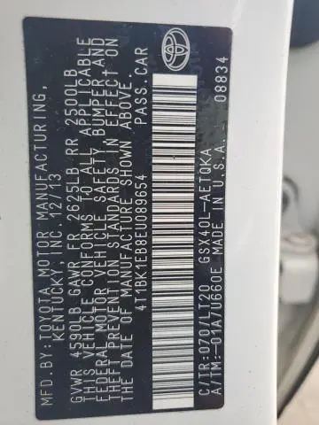 2014 TOYOTA AVALON BASE  