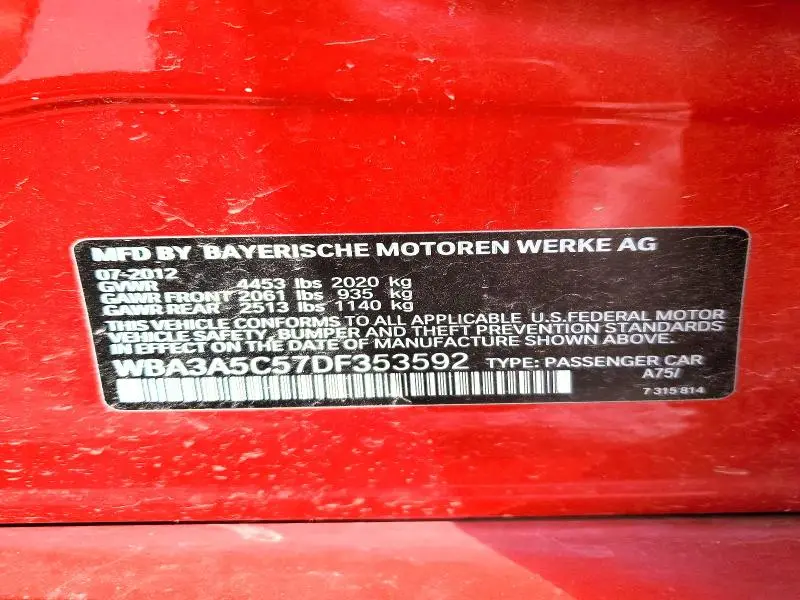 2013 BMW 328 I  