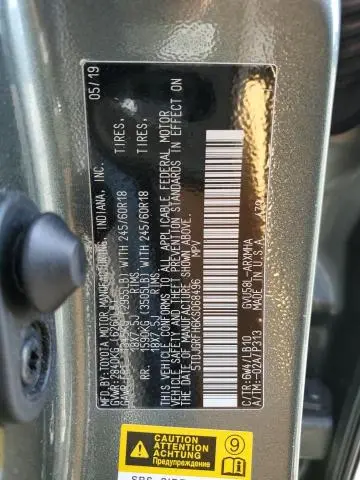 2019 TOYOTA HIGHLANDER HYBRID  