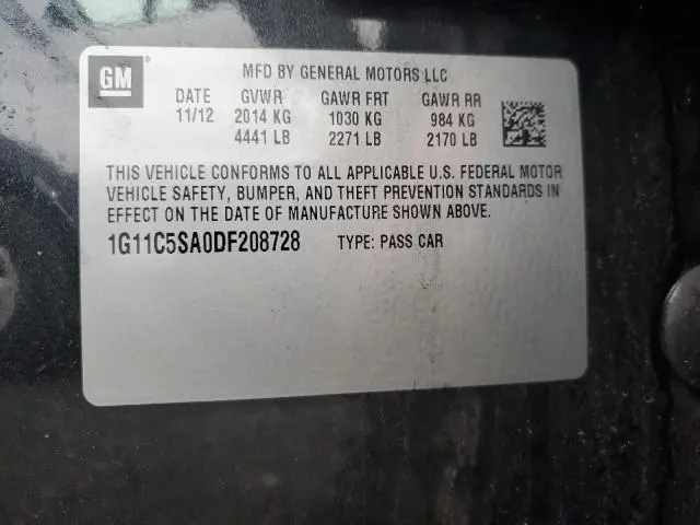 2013 CHEVROLET MALIBU 1LT