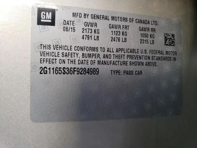 2015 CHEVROLET IMPALA LTZ  