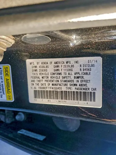 2015 ACURA TLX ADVANCE  