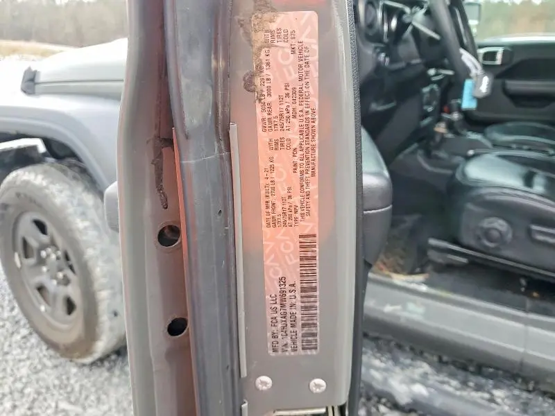 2021 JEEP WRANGLER SPORT  