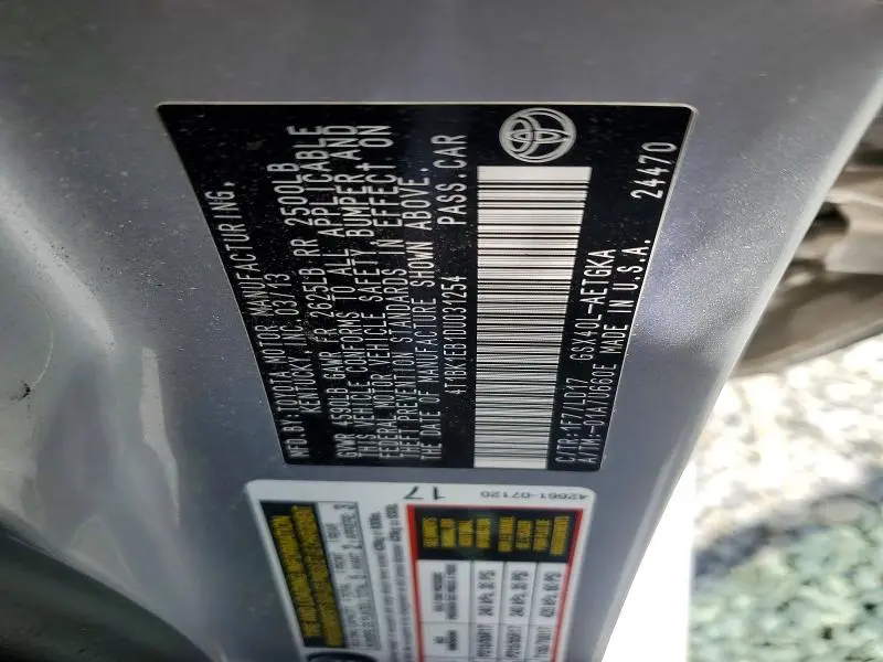 2013 TOYOTA AVALON XLE  