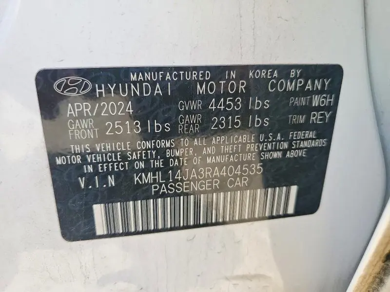 2024 HYUNDAI SONATA SEL  