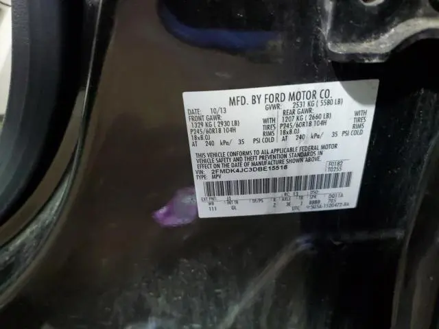 2013 FORD EDGE SEL  