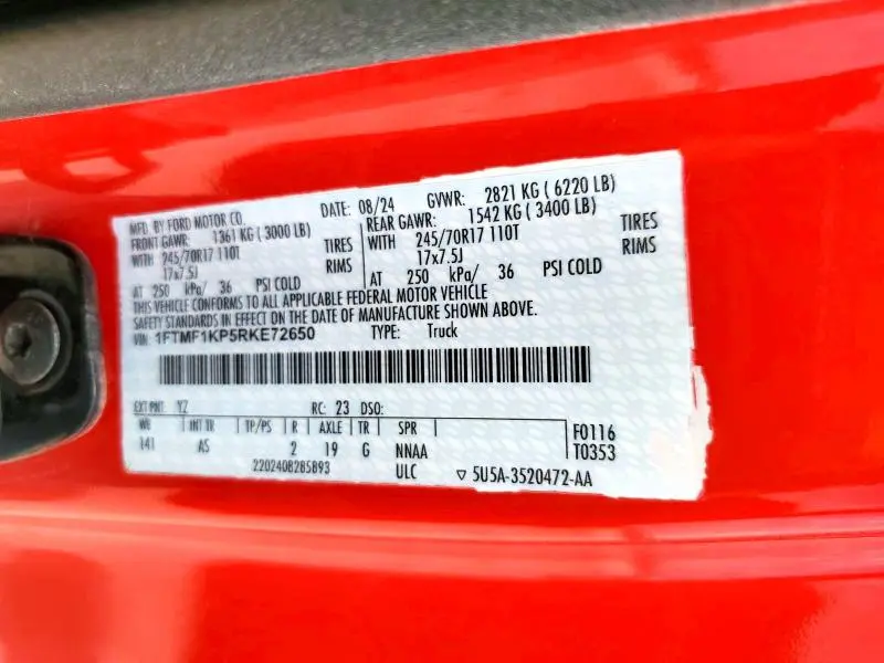 2024 FORD F150 XL  