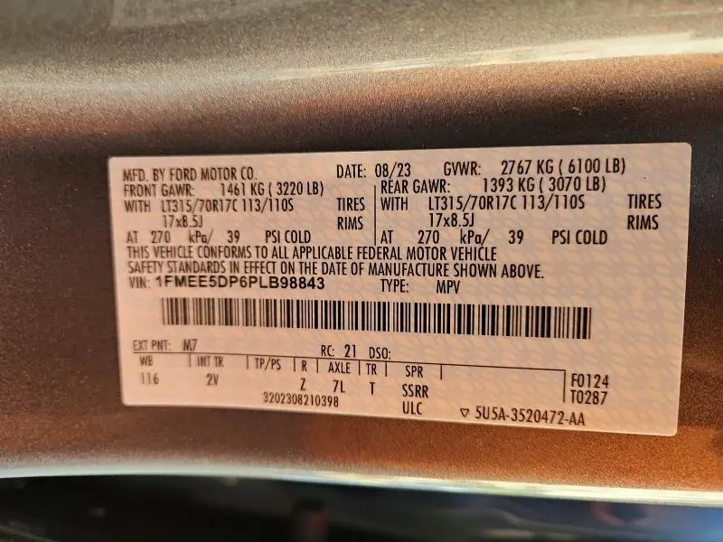 2023 FORD BRONCO BASE  