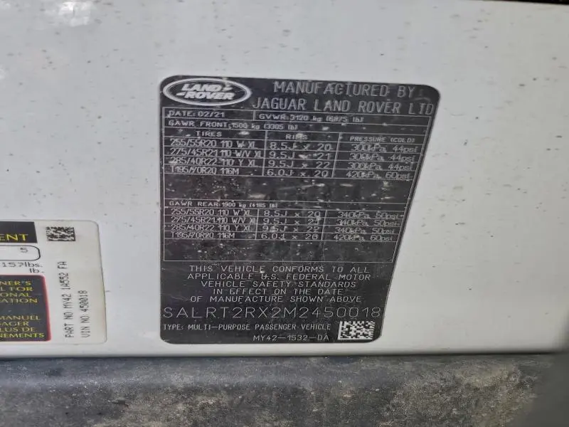 2021 LAND ROVER DISCOVERY S R-DYNAMIC  