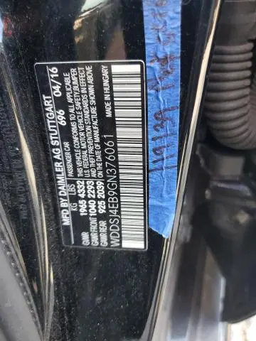 2016 MERCEDES-BENZ CLA 250  