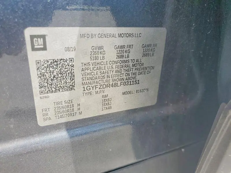 2020 CADILLAC XT4 PREMIUM LUXURY  