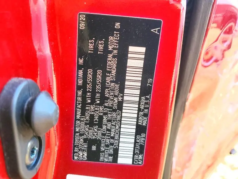 2021 TOYOTA HIGHLANDER HYBRID PLATINUM  