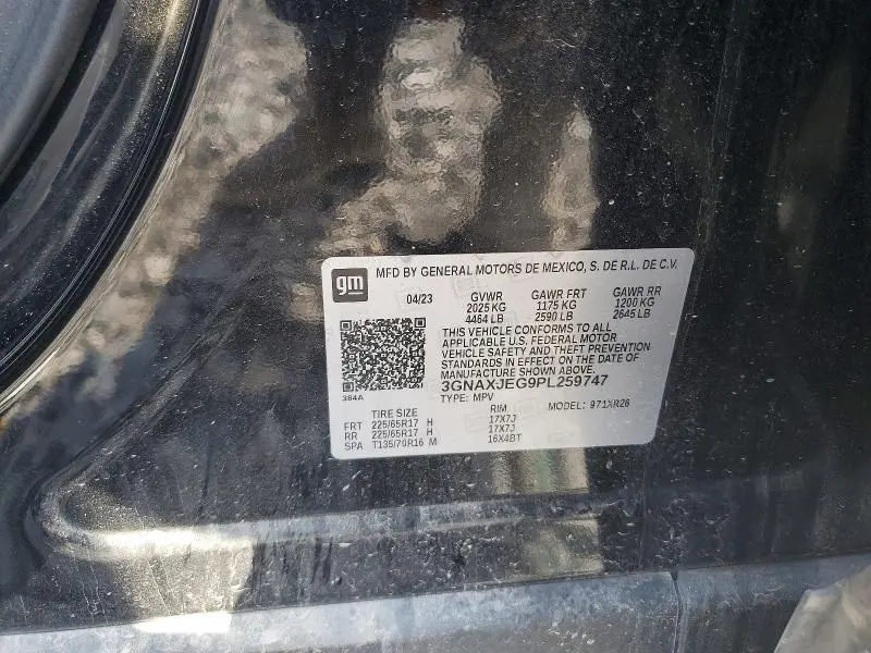 2023 CHEVROLET EQUINOX LT  