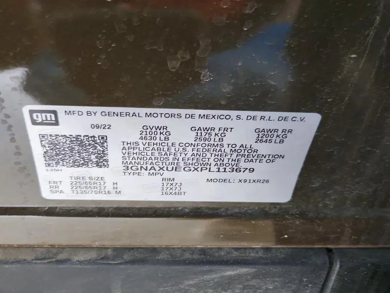 2023 CHEVROLET EQUINOX LT  