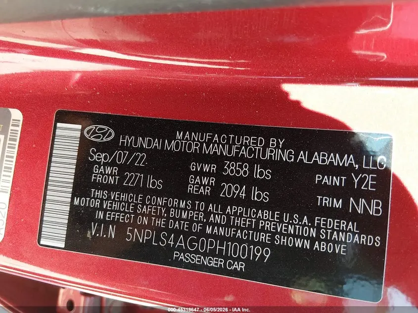 2023 HYUNDAI ELANTRA SEL