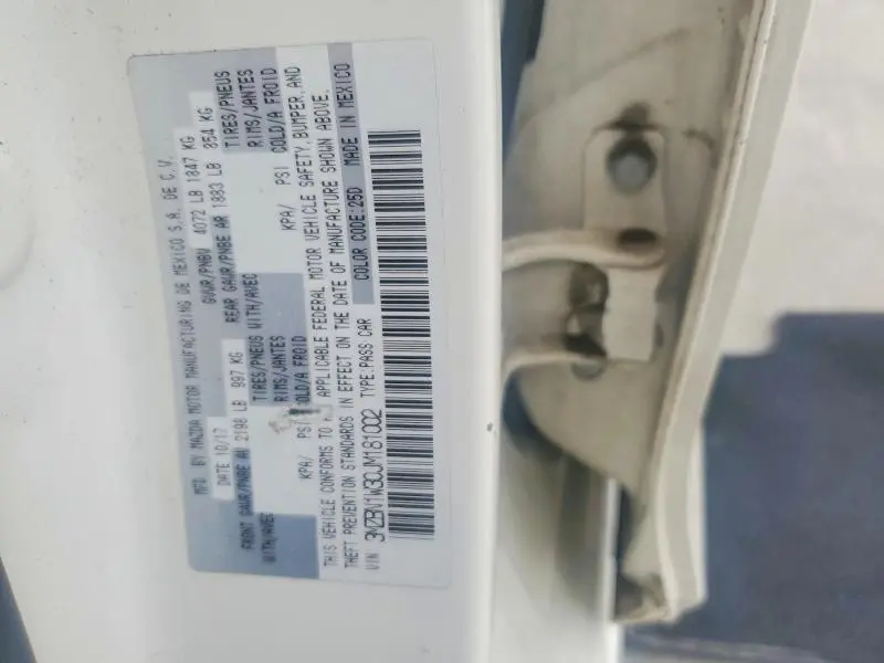 2018 MAZDA 3 GRAND TOURING  