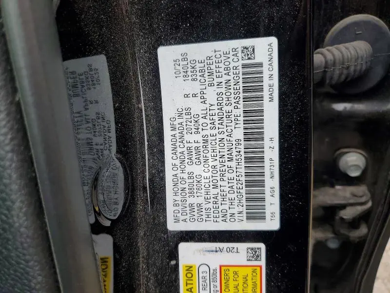 2026 HONDA CIVIC SPORT  