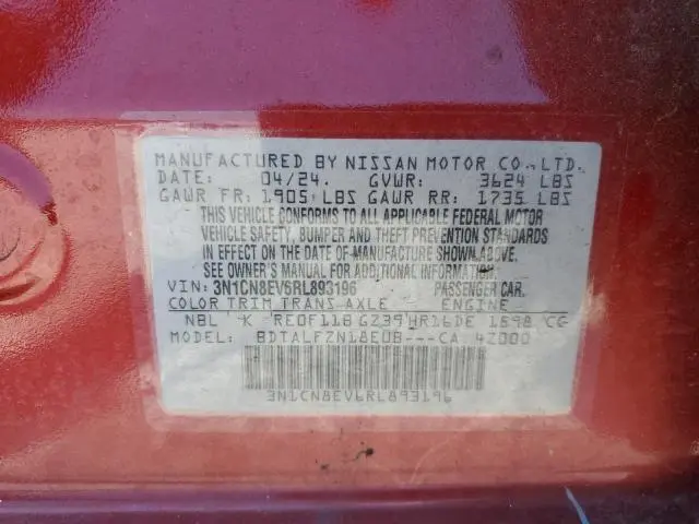 2024 NISSAN VERSA SV  