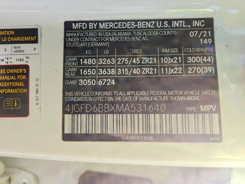 2021 MERCEDES-BENZ GLE COUPE AMG 53 4MATIC  