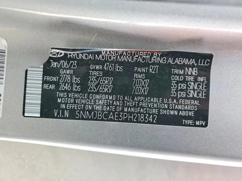 2023 HYUNDAI TUCSON SEL  