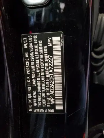 2014 PORSCHE CAYENNE GTS  