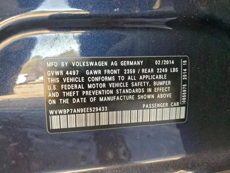 2014 VOLKSWAGEN CC SPORT  