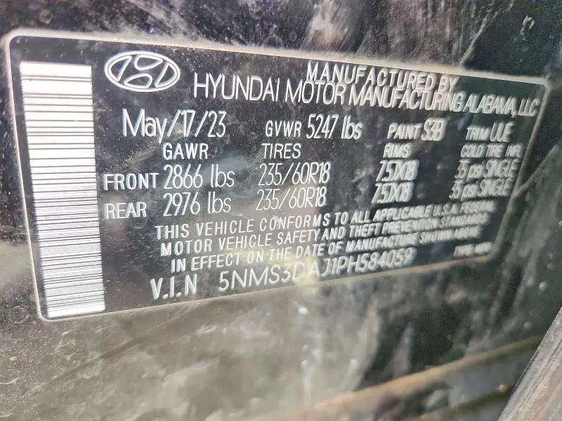 2023 HYUNDAI SANTA FE SEL  