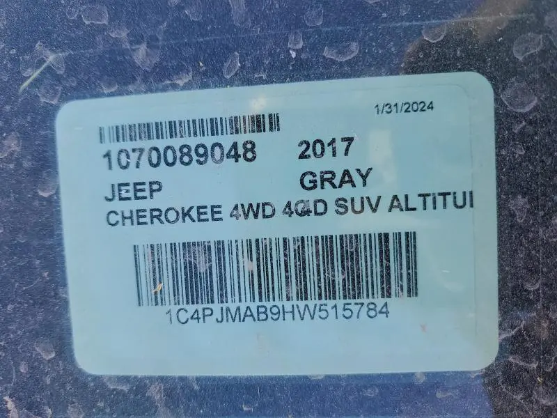 2017 JEEP CHEROKEE SPORT  