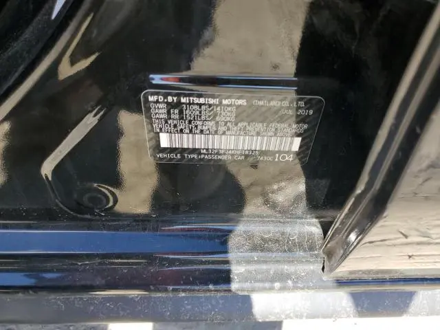 2019 MITSUBISHI MIRAGE G4 ES