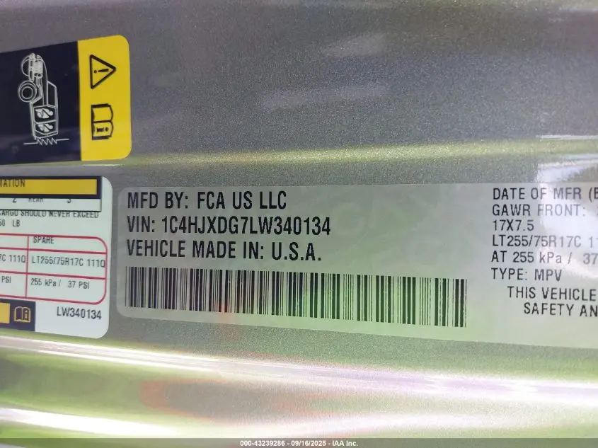 2020 JEEP WRANGLER UNLIMITED WILLYS 4X4