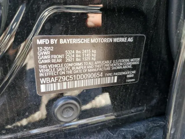 2013 BMW 535 I HYBRID  