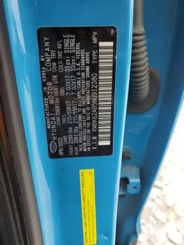 2022 HYUNDAI KONA SEL