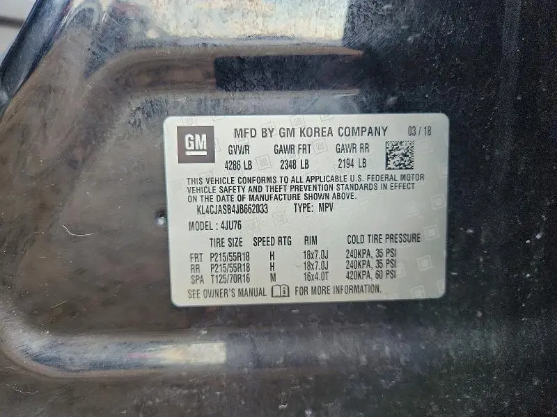 2018 BUICK ENCORE PREFERRED  